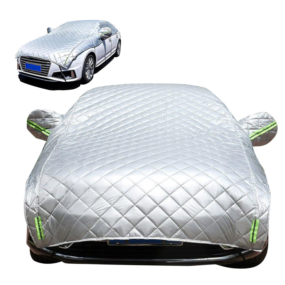 Half Car Cover Waterproof Stretch Sun Protection Snow Frost Protection Ew310 Customized 9339159466452