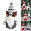 Gestrickte Weihnachts-Hirschgeweih-Mütze,-Schnurrbartpuppe 3