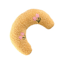 Pet Sleeping Neck Protection Pillow UShaped For Dogs And Cats Soft Cushion Breathable Yellow Cover Calming Support