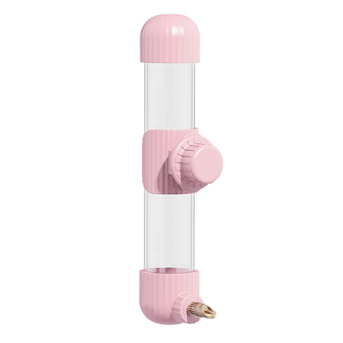 Cage Water Bottles Automatic Feeder Top Fill No Drip-Pink L