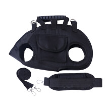 Elegant Crossbody Dog Shipper Bag Ventilated Fabric Secure-S