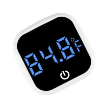Aquarium LED Thermometers Cordless Stick on-White Fahrenheit