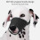 Breathable AntiBarking Dog Muzzle Adjustable Strap-Black L 6