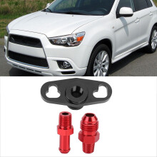 Kraftstoffventil-Druckregler-Adapter aus Aluminium passend für Mitsubishi