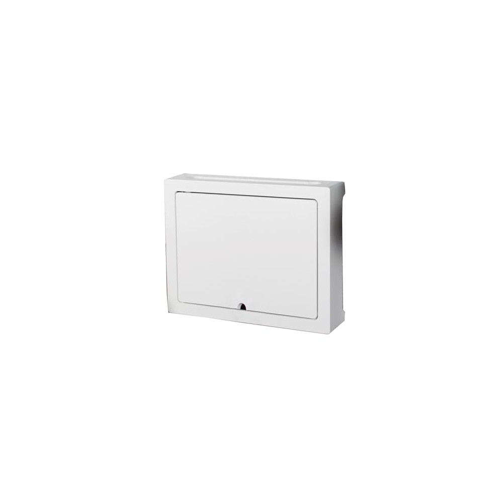 Wallmount Wireless Router Storage Rack Lockable Enclosure Cable Management Box White 38X30x9cm For Home And Office 9067246060541