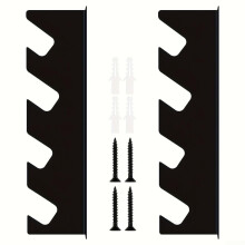 Wall Mounted Garage Tool Organizer Metal Rack For Shovels Rakes Brooms Space Saving Storage For Garden Workshop Tools