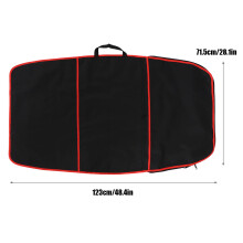 Langleicher Polyester-Bodyboard-Überzug mit Seitenhandgriff (Rote Streifen)