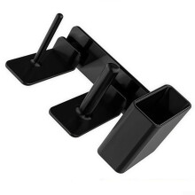 3 Compartment Cup Holder Organizer Side Mount ABS Material Slots For Cups Straws Lids