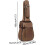 Guitar Bag 41 Inch Beige Waterproof Thick Sponge Padding Backpack With Double Shoulder Straps Side Handle Multi Pocket 4
