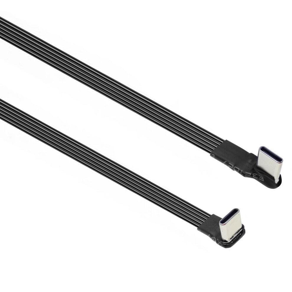 Type C Cable 65W Charging Cord Data Transfer-5Cm Lr To Ud Bend 7704000211574