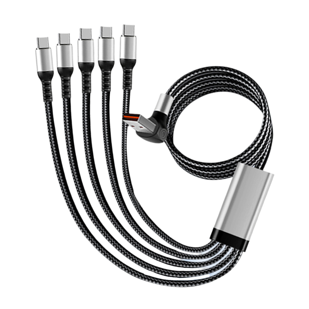 Usb A Male To 5 Type-C Male Splitter Cord 66W Usb Fast Charging 7704000211345