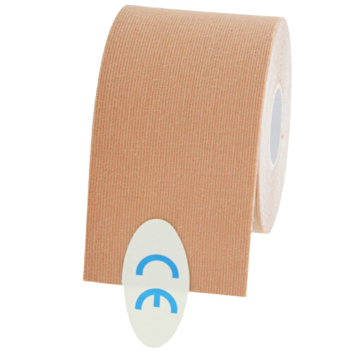 5cm x 5m Baumwoll-Muskelband, Hautfarbe, elastisch 2