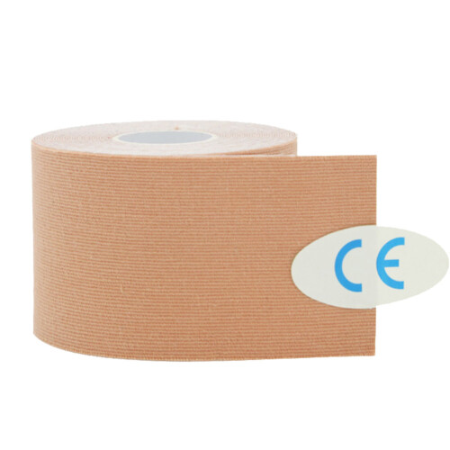 5cm x 5m Baumwoll-Muskelband, Hautfarbe, elastisch 1