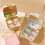 Portable Pills Container Leakproof Storage Ideal For-Pink L 6