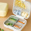 Portable Pills Container Leakproof Storage Ideal For-Pink L 4