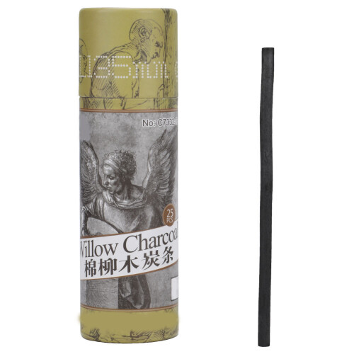 25pcs Charcoal Drawing Pencils Set, Model 7332, Sketch Art Tools 1