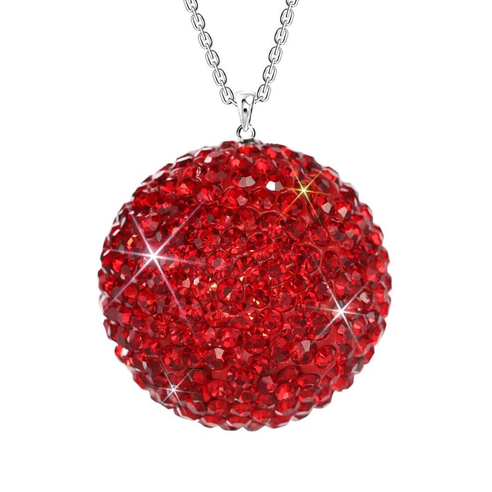 Chic And Creative Design Rhinestone Charm, Bling Car Pendant For Rear View Mirror Ball Decoration Facetas Cristal Sphere 9094122262621