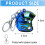 Porte-clés en forme de casque, léger et polyvalent, accessoire de mode et de mode. 5