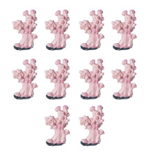 10pack Artificial Plastic Plant Corals Ornaments-Type D color