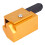 Aluminium Alloy Square Embedded Door Lock Groove Angle Chisel - Silver 9