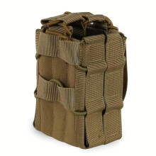 Tactical Mag Pouch Nylon Magazine Holder For 5.56 And 7.62 Mag Airsoft Carrier Khaki MOLLE Compatible
