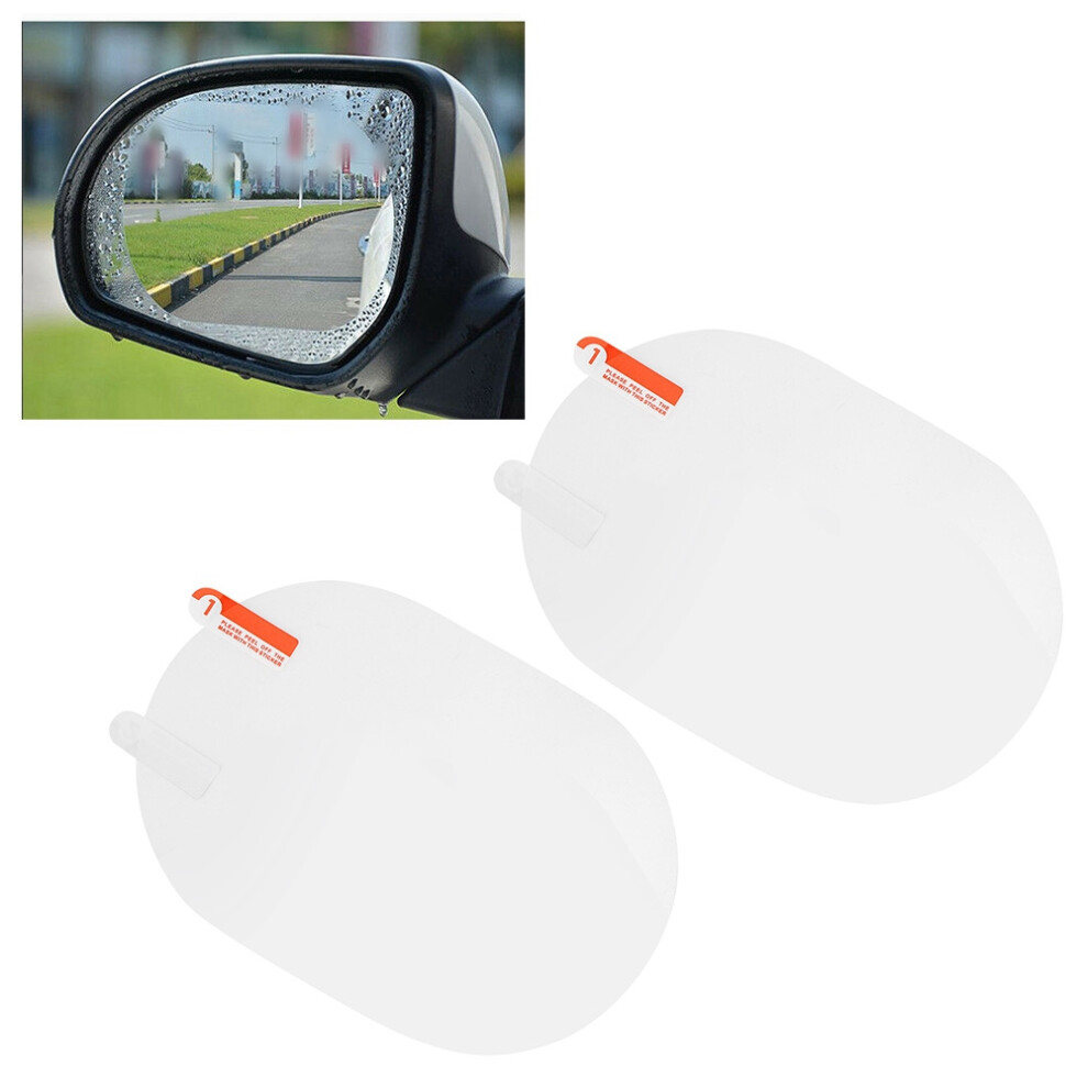 2Pcs 100X145mm Car Rearview Mirror Anti-Fog Rainproof Protective Film 8261364044006