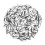 1000Pcs Brass Double Hole Sequined Wedding Decorations Silver 5x12mm 2