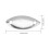 1000Pcs Brass Double Hole Sequined Wedding Decorations Silver 5x12mm 3