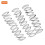 1000Pcs Brass Double Hole Sequined Wedding Decorations Silver 5x12mm 8