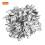 1000Pcs Brass Double Hole Sequined Wedding Decorations Silver 5x12mm 5