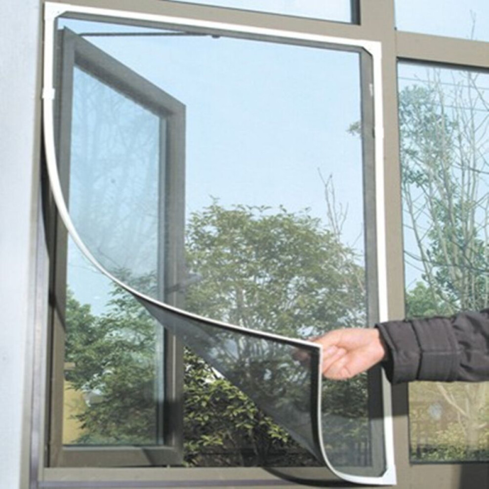 Replaceable And Washable Mesh Screen, Upgraded Magnetic Window Screen Seal For Seamless Closure, Diy Fiberglass Insect Barrier With Visibility, Adjus 9012352678654