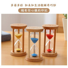Reloj de arena de madera, un temporizador visual para niños con autismo, fabricado en madera duradera y vidrio de borosilicato de alta calidad, con