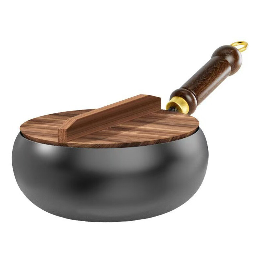 (24CM) Household Stir Fry Pan With Flat Bottomed Stability Etc. Flat Bottomed-image-OPC-PN9PPQC-NEW