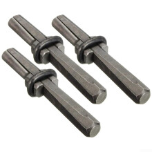 Stone Splitting Tool HeavyDuty 3Piece Wedge and Feather Shim Set For Construction and Industrial Manual Work