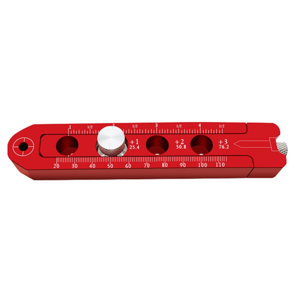 Woodworking Scribing Gauge Center Finder Ruler Scribing Ruler Model B Compatible With Woodturners B 9339159468517