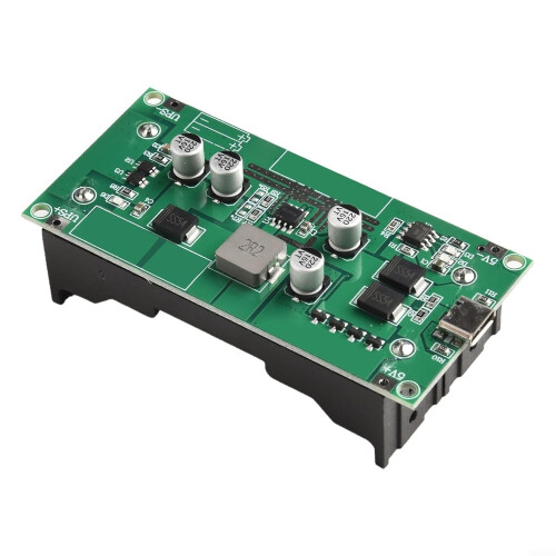 Lithium Battery Boost Module UPS Power Supply, 5V/9V/12V Output, 15W, 96% Efficiency, Industrial 12V 2