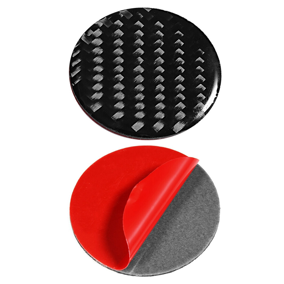 Carbon Fiber Multimedia Knob Button Decor Sticker For A3 A4 8V 2014-2019 9441364050514