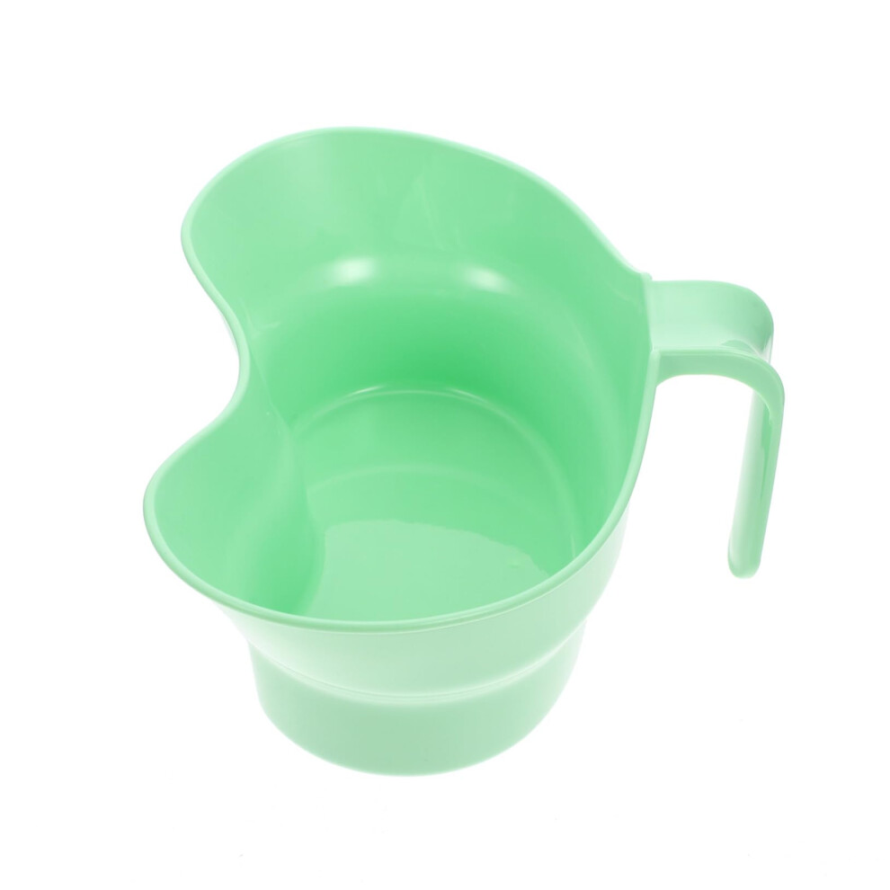 Capacity Plastic Toothbrush Cup With Handle Slot For Mouthwash Nursing For Elderly Patients And Hospital Use Easy Drain