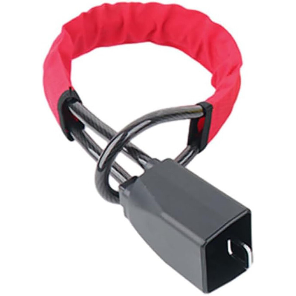 Steering Wheel Lock Twin Bar For 2008, Adjustable Length, Visibility Antitheft Car Lock Red 9105992409235