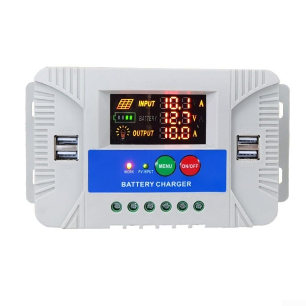 20A Solar Charge Controller 12V/24V Lcd Display Sensor, Leadacid And Lithium Batteries Compatible 9067246062576