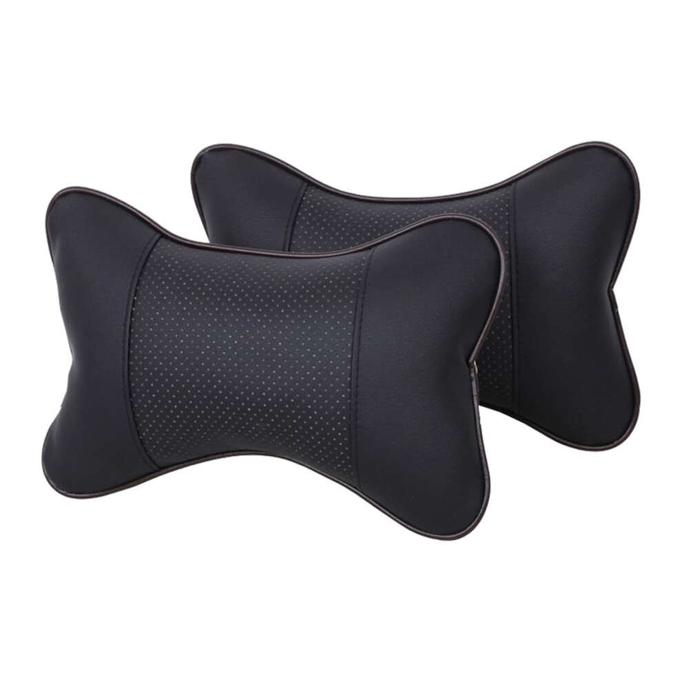 Car Headrest Pillows 2Pcs Memory Foam Neck Support Cushions Soft Universal 9339159468838