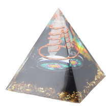 Piramide voor spiritueel bewustzijn voor positieve energie, helende kristallen meditatietool, EMF-bescherming, chakra-balancering,
