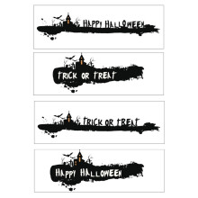 Klare Stempel für Halloween-Fans, wiederverwendbare Gummistempel, ideal zum Kartenbasteln, Scrapbooking und für DIY-Dekorationen, transparentes