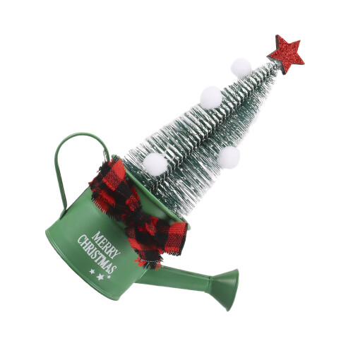 Green Mini Christmas Tree Stand With Snow Base For Artificial 1