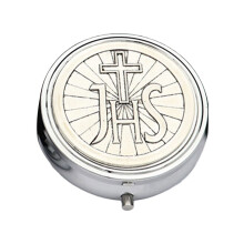 Integrated Mirror Design Metal Storage Box Jewelry Case-JHS6
