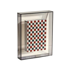 Colorful Acrylic Photo Frame Photo Holder Desktop Poster-grey