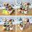 Rainbow Clear Jewelry Display Riser 4 Tiered Tabletop-Clear 6
