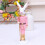 Cute Easters Rabbit with Wand Sculpture-scepter white rabbit 5