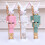 Cute Easters Rabbit with Wand Sculpture-scepter white rabbit 6