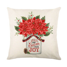 Kerstkussensloop Vakantiekussensloop voor slaapbank 18x18inch-2